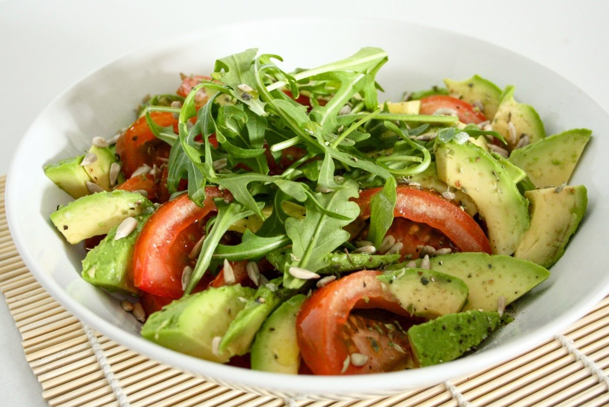 Ensaladas de la carta de El Motocarro en Torremolinos