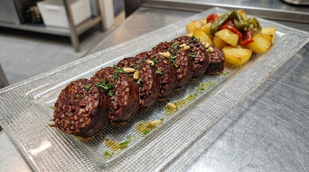 Morcilla de Burgos al horno