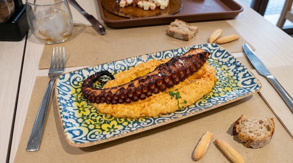 Pata de pulpo De la Lonja en El Motocarro Torremolinos
