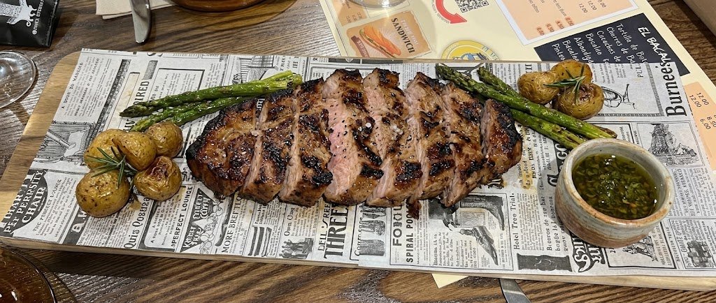 Secreto ibérico al horno de carbón dentro de nuestras carnes