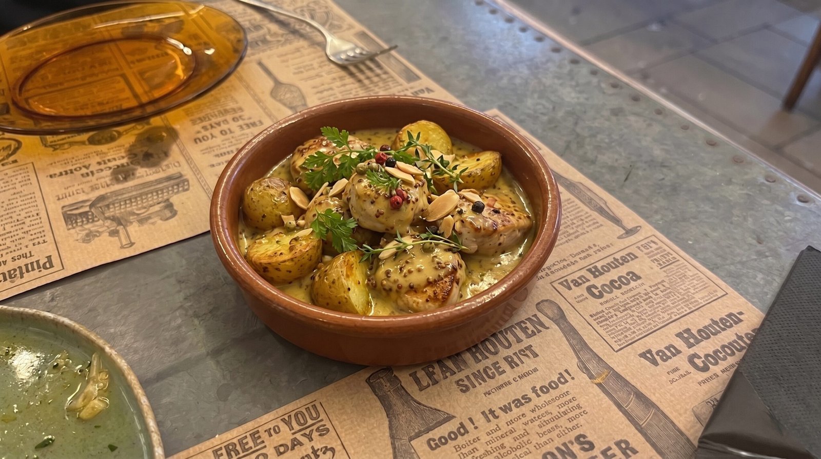 Salsa de mostaza y miel para acompañar