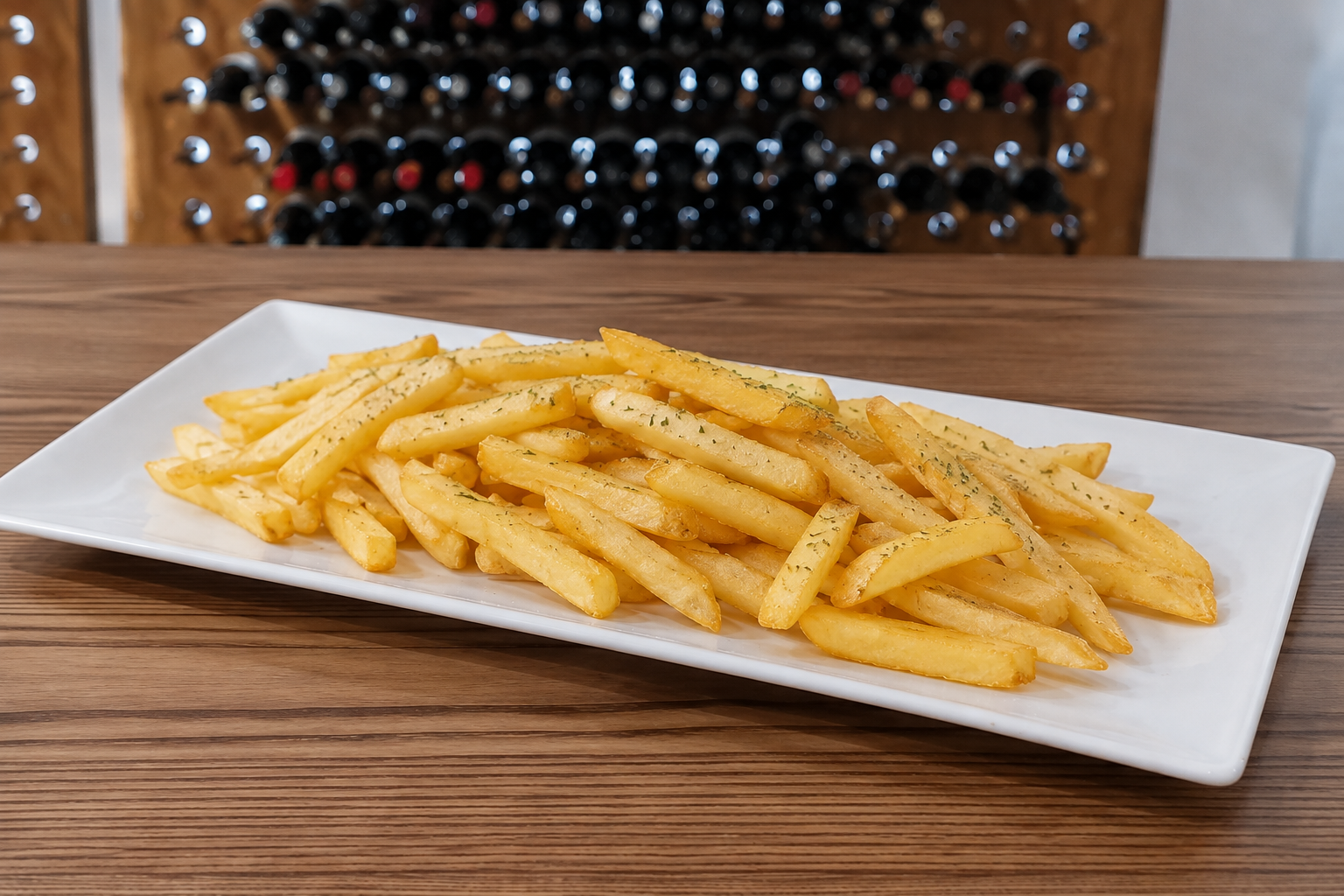 Guarniciones con patatas fritas en El Motocarro